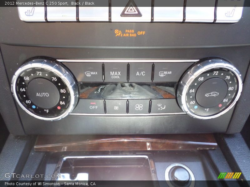 Black / Black 2012 Mercedes-Benz C 250 Sport