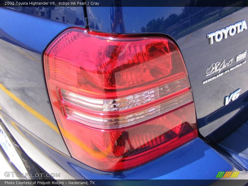 Indigo Ink Pearl / Gray 2002 Toyota Highlander V6