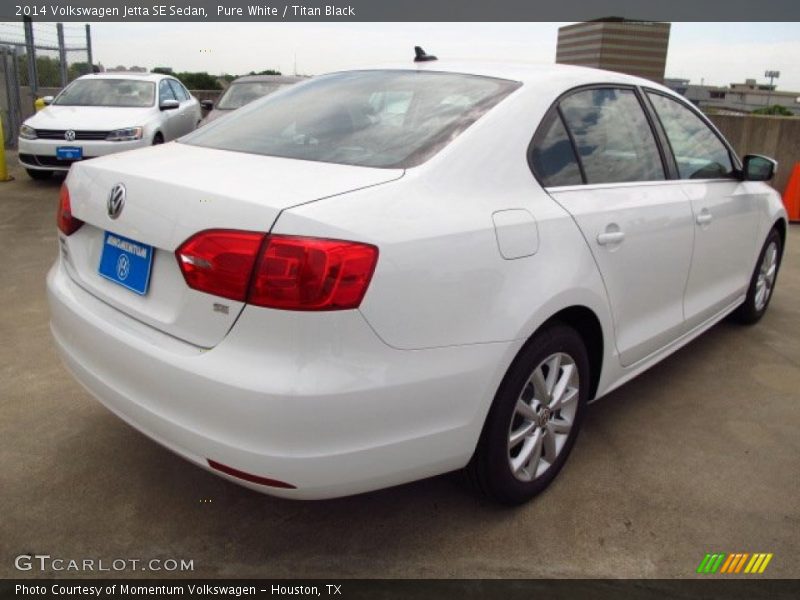 Pure White / Titan Black 2014 Volkswagen Jetta SE Sedan