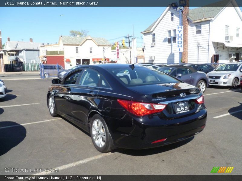 Midnight Black / Gray 2011 Hyundai Sonata Limited