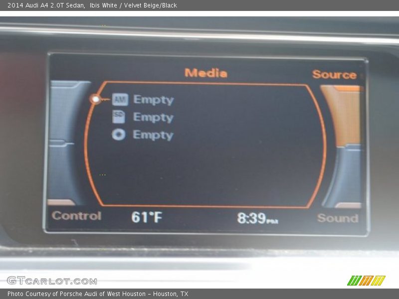 Ibis White / Velvet Beige/Black 2014 Audi A4 2.0T Sedan