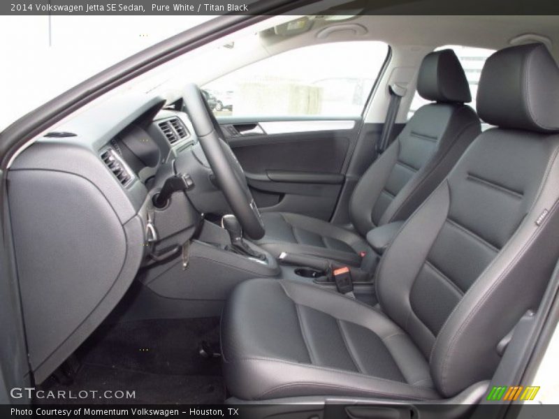 Pure White / Titan Black 2014 Volkswagen Jetta SE Sedan