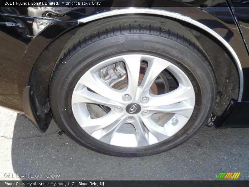 Midnight Black / Gray 2011 Hyundai Sonata Limited