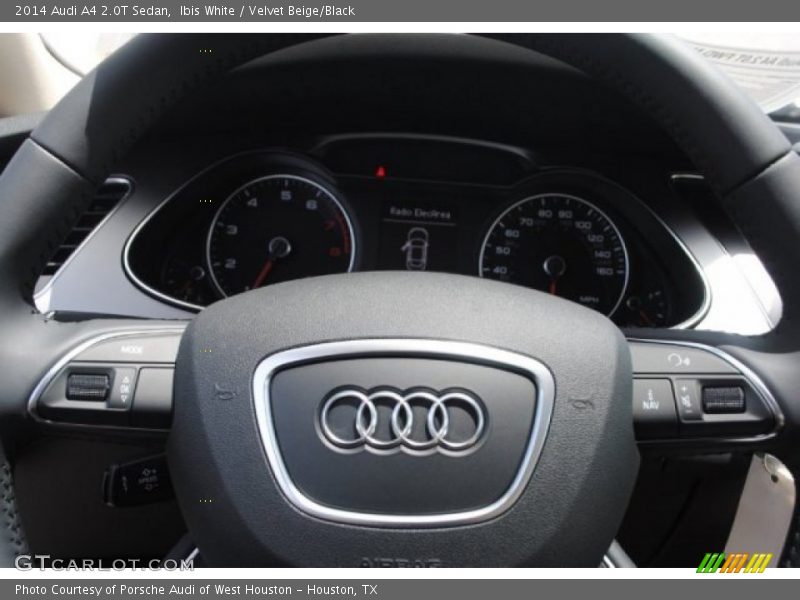 Ibis White / Velvet Beige/Black 2014 Audi A4 2.0T Sedan