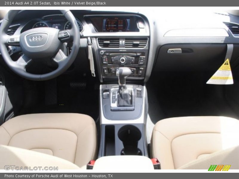 Ibis White / Velvet Beige/Black 2014 Audi A4 2.0T Sedan