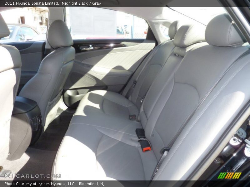 Midnight Black / Gray 2011 Hyundai Sonata Limited