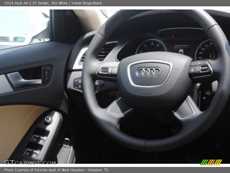 Ibis White / Velvet Beige/Black 2014 Audi A4 2.0T Sedan