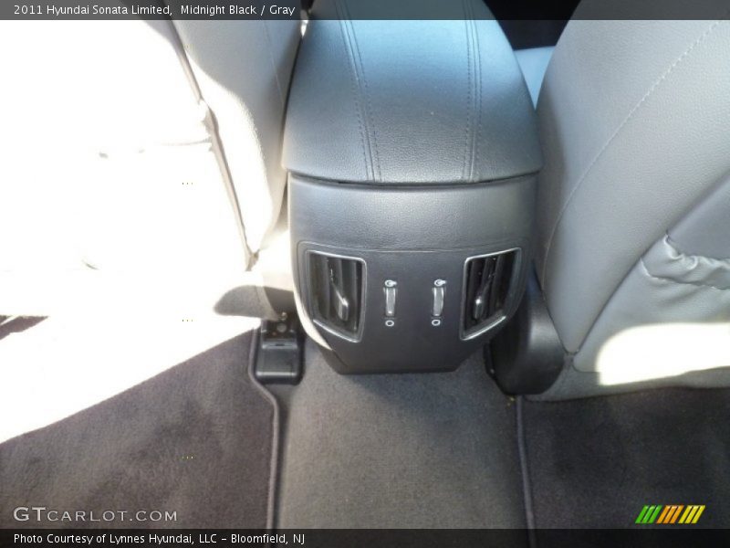 Midnight Black / Gray 2011 Hyundai Sonata Limited