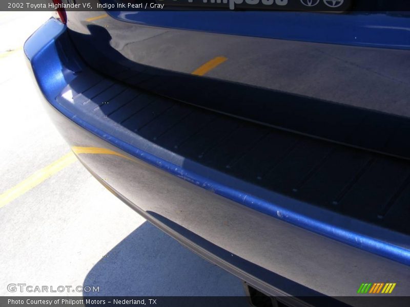 Indigo Ink Pearl / Gray 2002 Toyota Highlander V6