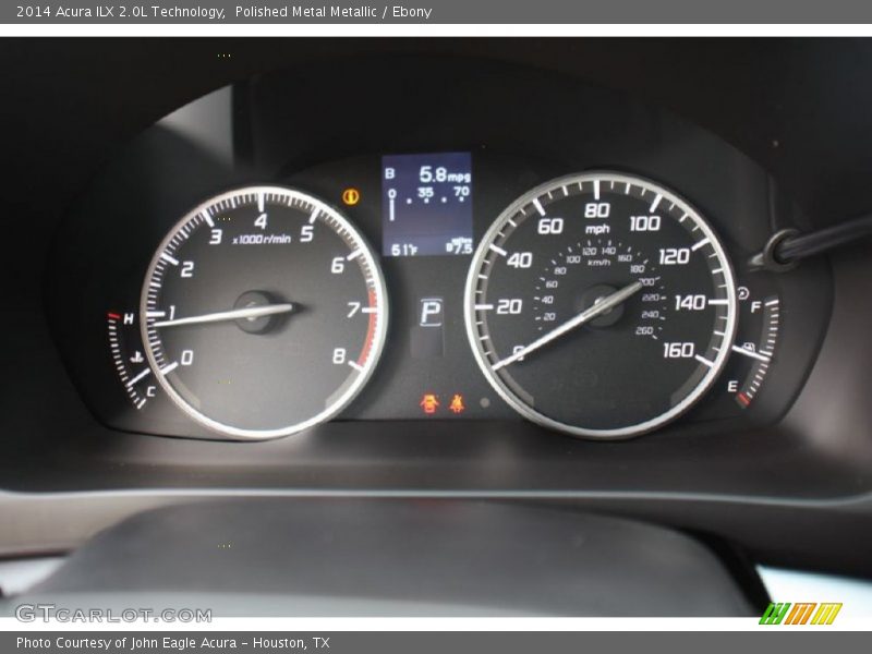 Polished Metal Metallic / Ebony 2014 Acura ILX 2.0L Technology