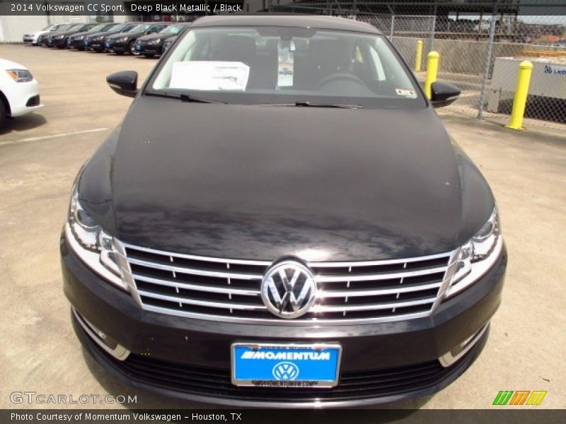 Deep Black Metallic / Black 2014 Volkswagen CC Sport