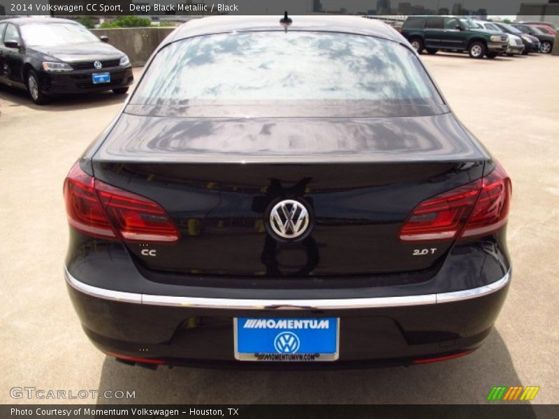Deep Black Metallic / Black 2014 Volkswagen CC Sport