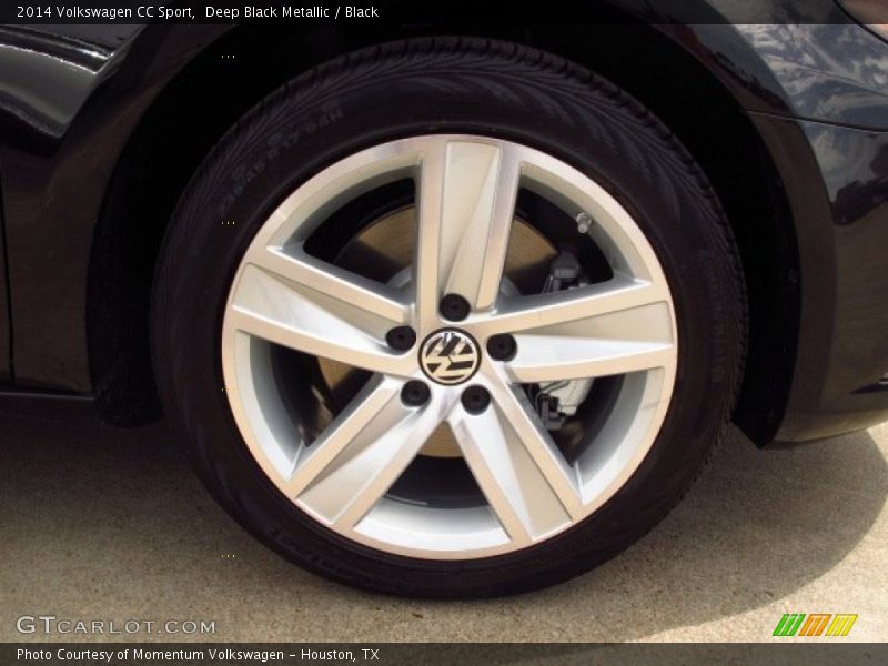 Deep Black Metallic / Black 2014 Volkswagen CC Sport