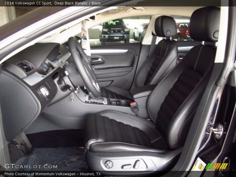 Deep Black Metallic / Black 2014 Volkswagen CC Sport