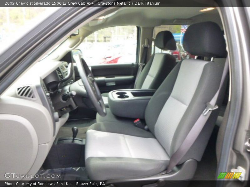 Graystone Metallic / Dark Titanium 2009 Chevrolet Silverado 1500 LS Crew Cab 4x4