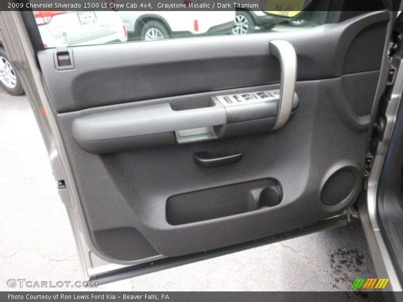 Graystone Metallic / Dark Titanium 2009 Chevrolet Silverado 1500 LS Crew Cab 4x4