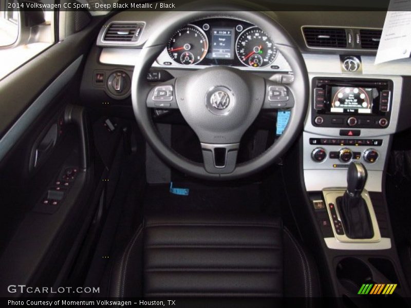 Deep Black Metallic / Black 2014 Volkswagen CC Sport