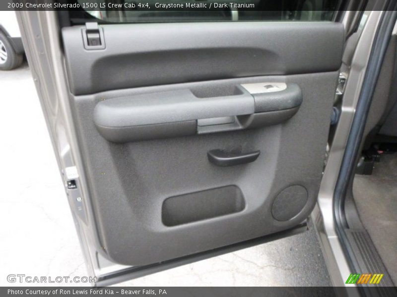 Graystone Metallic / Dark Titanium 2009 Chevrolet Silverado 1500 LS Crew Cab 4x4