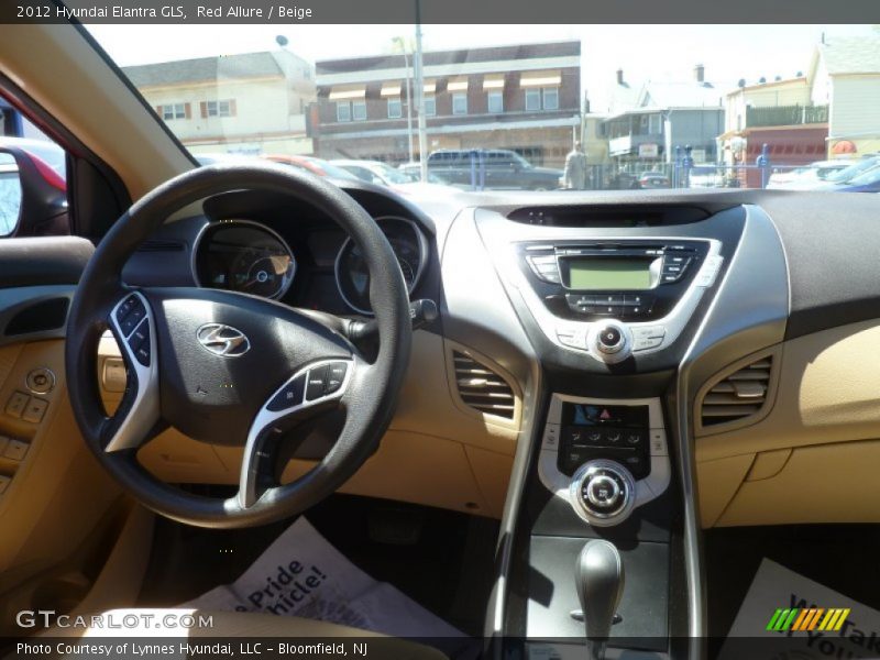 Red Allure / Beige 2012 Hyundai Elantra GLS