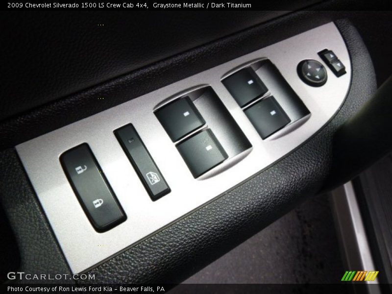 Graystone Metallic / Dark Titanium 2009 Chevrolet Silverado 1500 LS Crew Cab 4x4