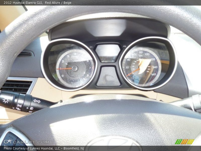 Red Allure / Beige 2012 Hyundai Elantra GLS