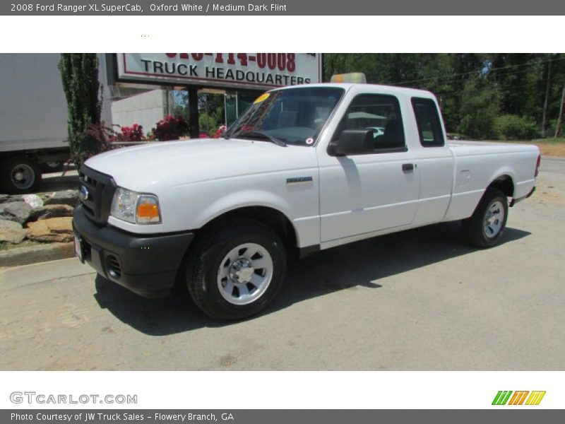 Oxford White / Medium Dark Flint 2008 Ford Ranger XL SuperCab
