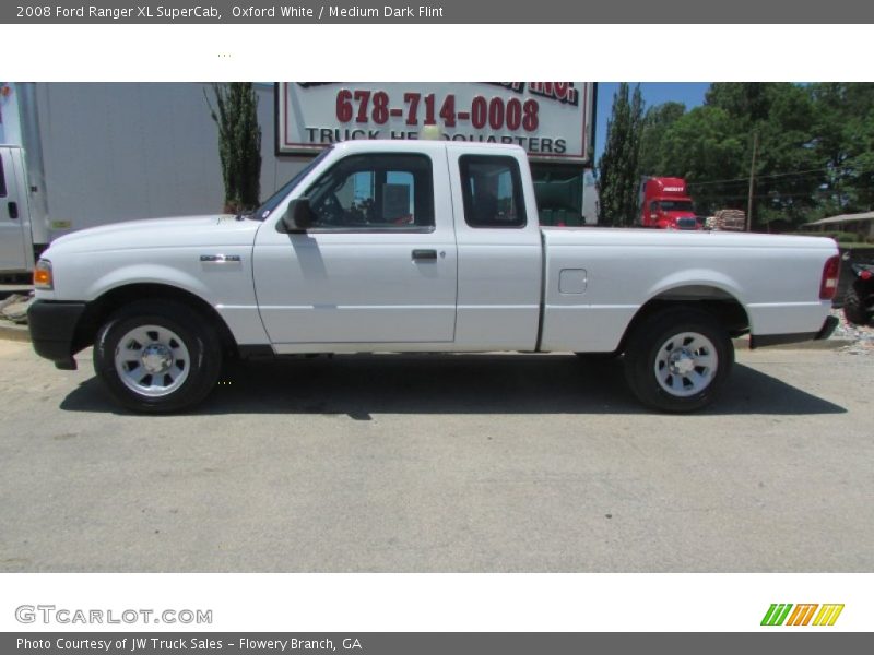 Oxford White / Medium Dark Flint 2008 Ford Ranger XL SuperCab