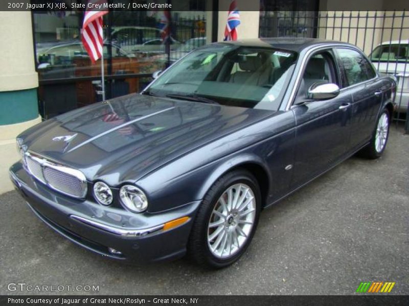 Slate Grey Metallic / Dove/Granite 2007 Jaguar XJ XJ8