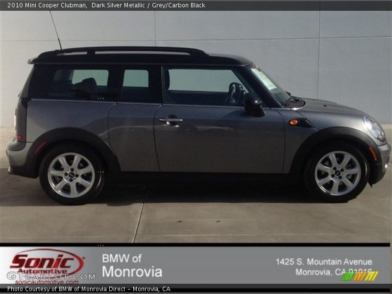 Dark Silver Metallic / Grey/Carbon Black 2010 Mini Cooper Clubman