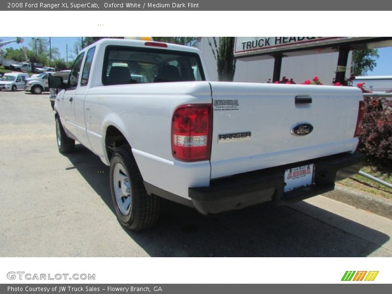 Oxford White / Medium Dark Flint 2008 Ford Ranger XL SuperCab