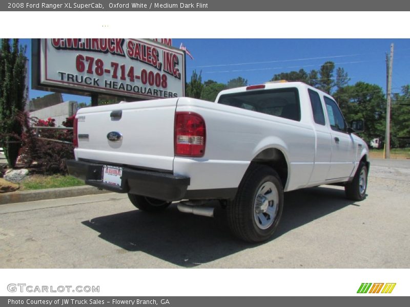 Oxford White / Medium Dark Flint 2008 Ford Ranger XL SuperCab
