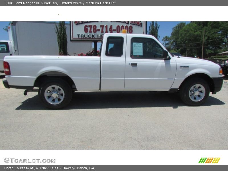 Oxford White / Medium Dark Flint 2008 Ford Ranger XL SuperCab