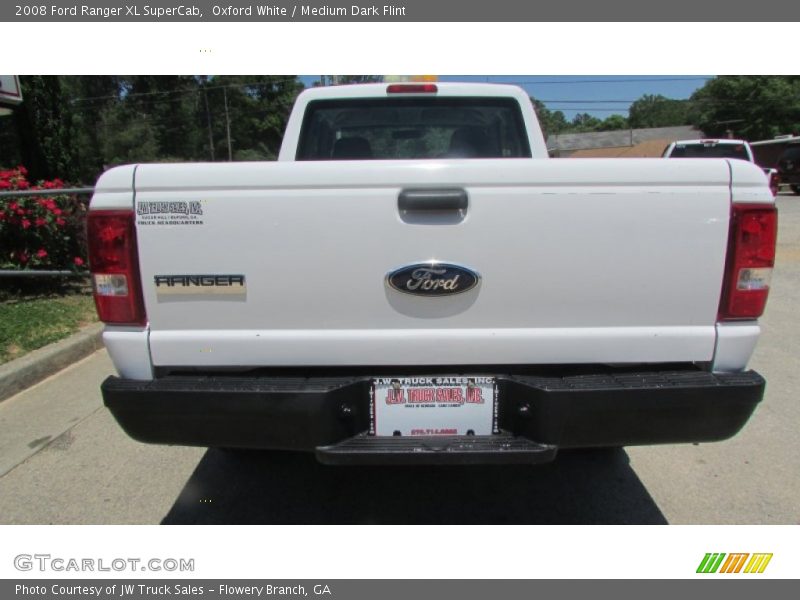 Oxford White / Medium Dark Flint 2008 Ford Ranger XL SuperCab