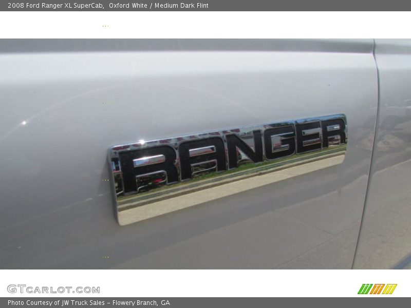 Oxford White / Medium Dark Flint 2008 Ford Ranger XL SuperCab