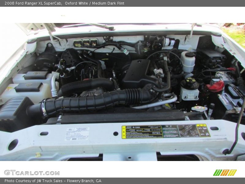 Oxford White / Medium Dark Flint 2008 Ford Ranger XL SuperCab