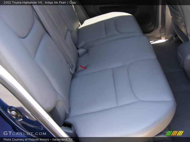 Indigo Ink Pearl / Gray 2002 Toyota Highlander V6