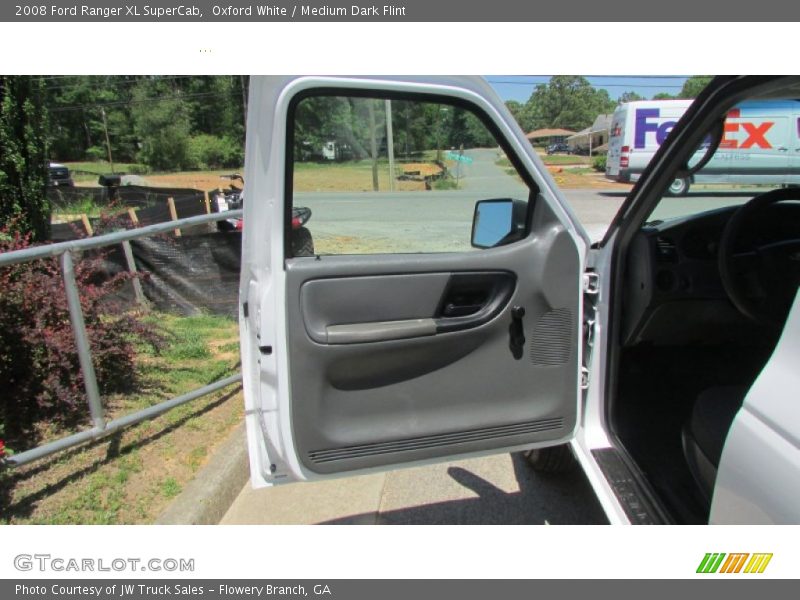 Oxford White / Medium Dark Flint 2008 Ford Ranger XL SuperCab