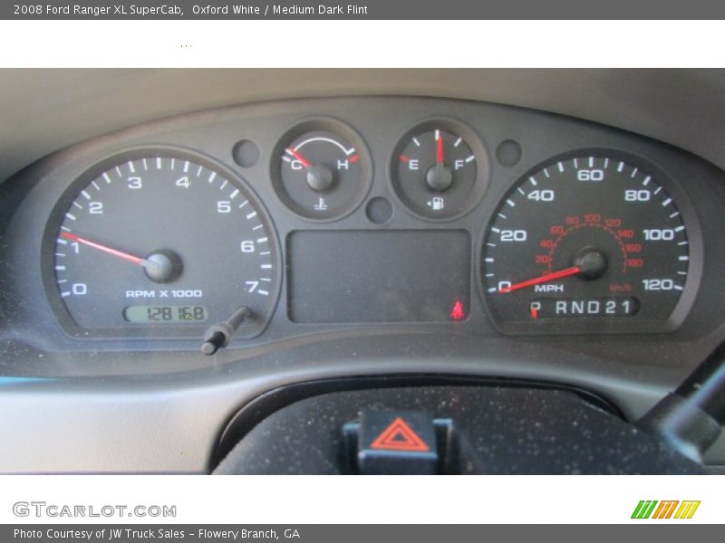 Oxford White / Medium Dark Flint 2008 Ford Ranger XL SuperCab