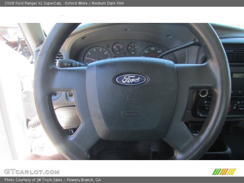 Oxford White / Medium Dark Flint 2008 Ford Ranger XL SuperCab
