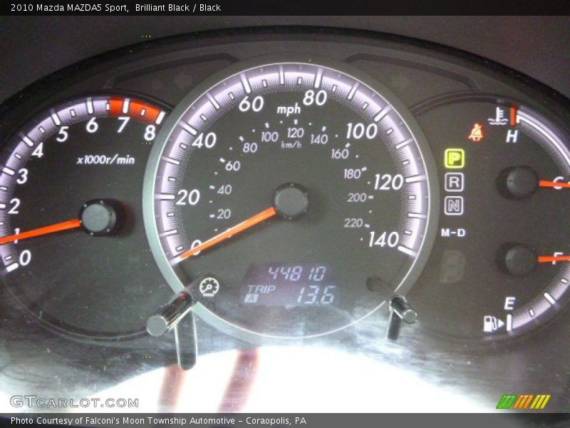Brilliant Black / Black 2010 Mazda MAZDA5 Sport