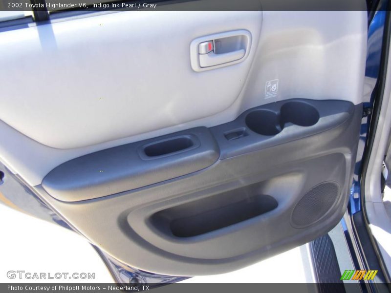 Indigo Ink Pearl / Gray 2002 Toyota Highlander V6