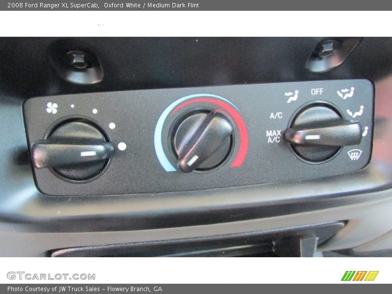 Oxford White / Medium Dark Flint 2008 Ford Ranger XL SuperCab