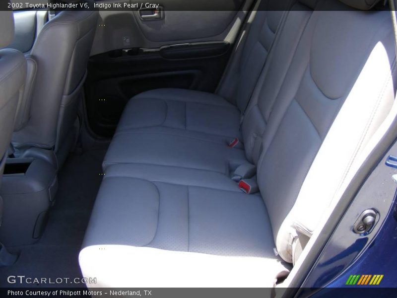 Indigo Ink Pearl / Gray 2002 Toyota Highlander V6