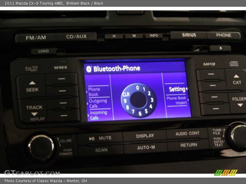 Brilliant Black / Black 2011 Mazda CX-9 Touring AWD