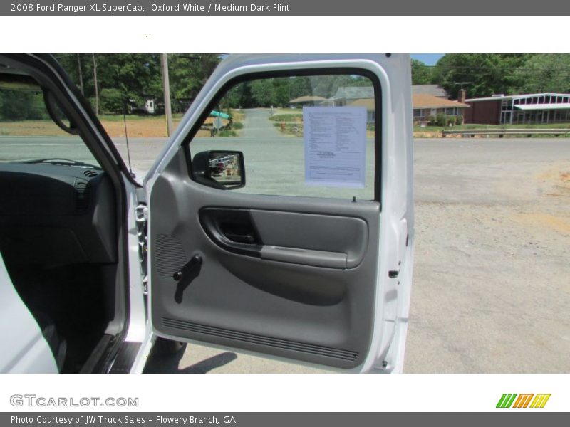 Oxford White / Medium Dark Flint 2008 Ford Ranger XL SuperCab