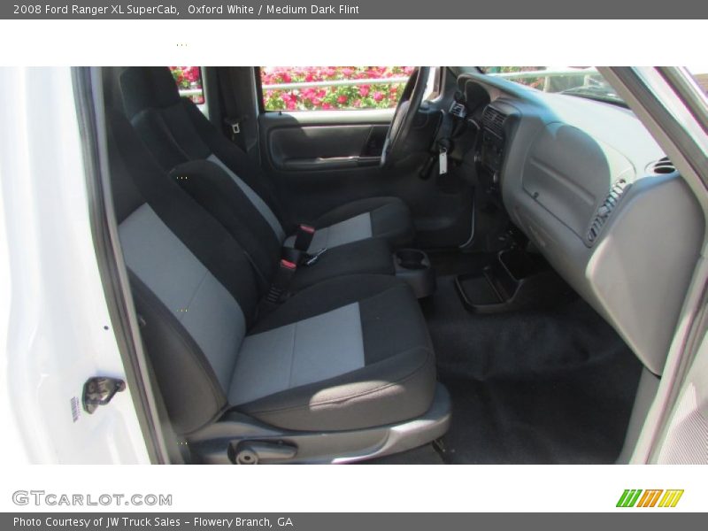 Oxford White / Medium Dark Flint 2008 Ford Ranger XL SuperCab
