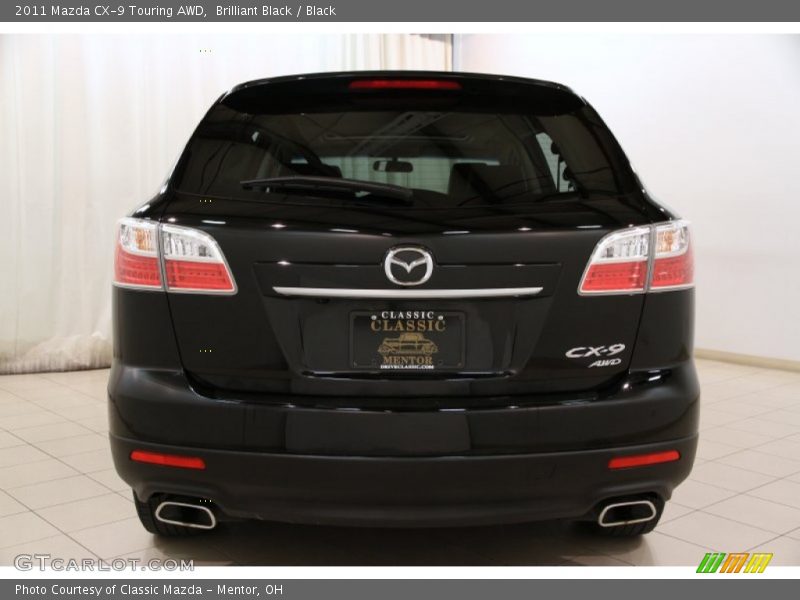 Brilliant Black / Black 2011 Mazda CX-9 Touring AWD