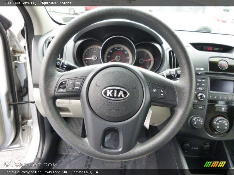 Bright Silver / Stone 2010 Kia Forte LX