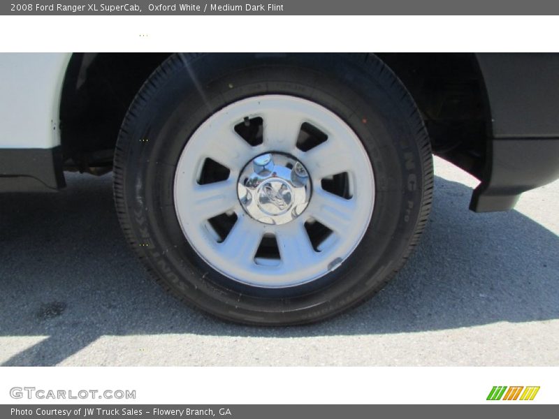 Oxford White / Medium Dark Flint 2008 Ford Ranger XL SuperCab