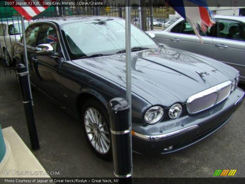 Slate Grey Metallic / Dove/Granite 2007 Jaguar XJ XJ8